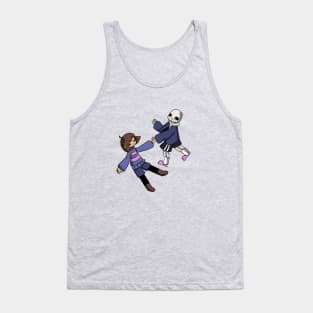 Sans and Frisk Tank Top